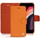 Capa em pele Apple iPhone SE (2020) - Abaca arancio