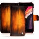 Housse cuir Apple iPhone SE (2020) - Fauve Patine