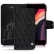 Custodia in pelle Apple iPhone SE (2020) - Negre poudro - Couture