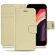 Funda de piel Apple iPhone SE (2020) - Beige PU