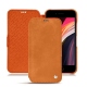 Housse cuir Apple iPhone SE (2020) - Mandarine vintage ( Pantone 165C ) 