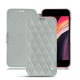Apple iPhone SE (2020) leather case - Gris - Couture ( Nappa - Pantone W428C ) 