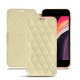 Housse cuir Apple iPhone SE (2020) - Beige - Couture ( Nappa - Pantone 7502C ) 