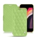 Apple iPhone SE (2020) leather case - Vert olive - Couture ( Nappa - Pantone 578U ) 