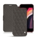 Apple iPhone SE (2020) leather case - Anthracite - Couture ( Pantone 424C ) 