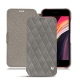 Funda de piel Apple iPhone SE (2020) - Acier vintage - Couture