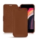 Apple iPhone SE (2020) leather case - Marron PU