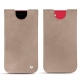 Apple iPhone SE (2020) leather pouch - Taupe vintage ( Pantone 7530C ) 