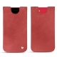 Lederschutzhülle Apple iPhone SE (2020) - Cerise vintage ( Pantone 185C ) 