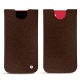Pochette cuir Apple iPhone SE (2020) - Châtaigne ( Pantone 476C ) 