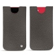 Apple iPhone SE (2020) leather pouch - Anthracite ( Pantone 424C ) 