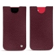 Capa em pele Apple iPhone SE (2020) - Lie de vin ( Pantone 5115C ) 