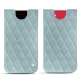 Apple iPhone SE (2020) leather pouch - Bleu ciel - Couture ( Nappa - Pantone 277C ) 