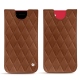 レザーケース Apple iPhone SE (2020) - Marron - Couture ( Nappa - Pantone 1615C ) 