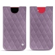 Apple iPhone SE (2020) leather pouch - Lilas - Couture ( Nappa - Pantone 2645U ) 