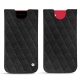 Custodia in pelle Apple iPhone SE (2020) - Ebène - Couture ( Sleek P C12 - Black ) 