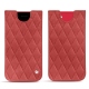 Apple iPhone SE (2020) leather pouch - Cerise vintage - Couture