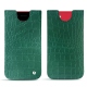Capa em pele Apple iPhone SE (2020) - Crocodile pino