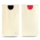 Funda de piel Apple iPhone SE (2020) - Crocodile milk