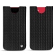Apple iPhone SE (2020) leather pouch - Abaca nero