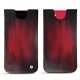 Apple iPhone SE (2020) leather pouch - Rouge Patine