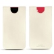 Pochette cuir Apple iPhone SE (2020) - Blanc PU