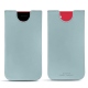 Apple iPhone SE (2020) leather pouch - Bleu Ciel PU