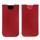 Pochette cuir Apple iPhone SE (2020) - Rouge PU