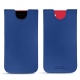 Apple iPhone SE (2020) leather pouch - Bleu Océan PU