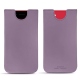 Apple iPhone SE (2020) leather pouch - Lilas PU