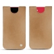 Apple iPhone SE (2020) leather pouch - Beige Veggie