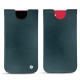 Apple iPhone SE (2020) leather pouch - Bleu Veggie