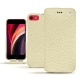 Apple iPhone SE (2020) leather case - Ivoire ( Sleek P C12 - White ) 