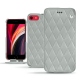 レザーケース Apple iPhone SE (2020) - Gris - Couture ( Nappa - Pantone W428C ) 