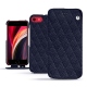 Housse cuir Apple iPhone SE (2020) - Cobalt - Couture ( Pantone 2766C ) 