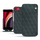 Housse cuir Apple iPhone SE (2020) - Blu marino - Couture