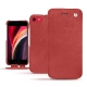 Apple iPhone SE (2020) leather case - Cerise vintage ( Pantone 185C ) 