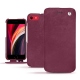レザーケース Apple iPhone SE (2020) - Prune vintage ( Pantone 512C ) 