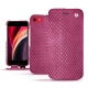 Capa em pele Apple iPhone SE (2020) - Serpent ciclamino