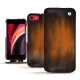 Funda de piel Apple iPhone SE (2020) - Marron Patine