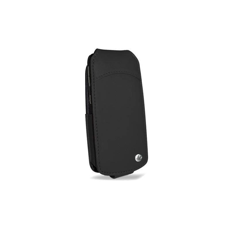 Etui cuir Motorola L7  - Noir ( Nappa - Black ) 