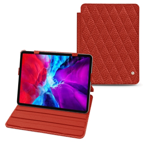 Noreve Vertical Flip Cases for iPad Pro 11'' 2020/2021Papaye - Couture ( Pantone #b54317 ) 