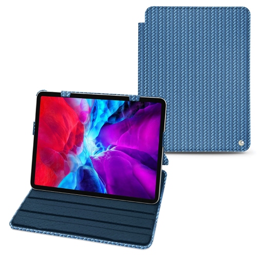 Noreve custodia a ribalta verticale per iPad Pro 11''' 2020/2021Abaca ishia ( Pantone #395775 ) 