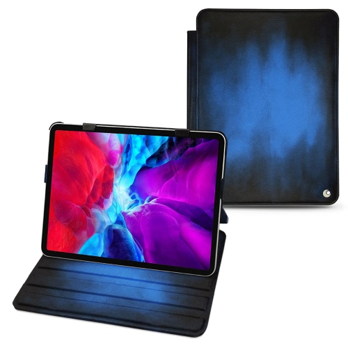 iPad Pro 11 ''2020/2021 用 Noreve 縦 型 フ ラ ッ プ ケ ー スBleu Patine