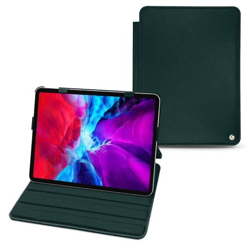 iPad Pro 11'' 2020/2021用Noreve縦型フラップケースVert séduisant ( Pantone #1d3c34 ) 