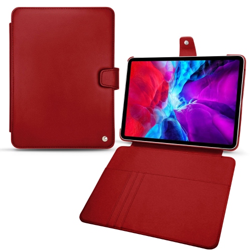 The best leather wallet covers with NoreveRouge ( Nappa - Pantone #d50032 ) 