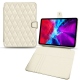 Housse cuir Apple iPad Pro 11" (2020) - Blanc - Couture ( Bologna - White ) 