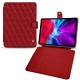 Custodia in pelle Apple iPad Pro 11" (2020) - Rouge - Couture ( Nappa - Pantone 199C ) 