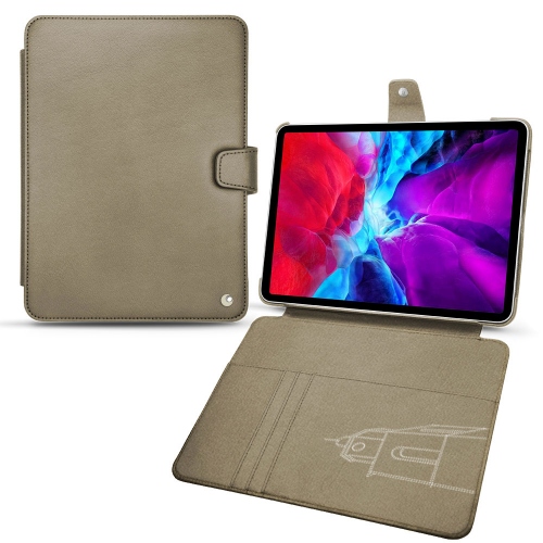 La mejor cartera de cuero cubre con NoreveDarboun sabla ( Pantone #BCB1A1 )