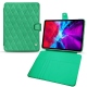 Apple iPad Pro 11" (2020) leather case - Menthe vintage - Couture
